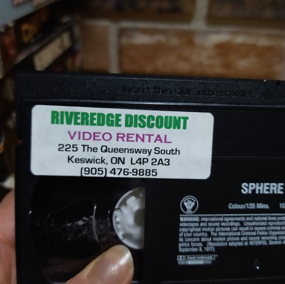 6/$15 Sphere 1998 Sci-fi Thriller VHS video tape movie - Picture 4 of 14